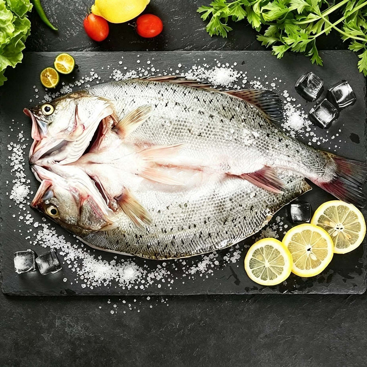 Frozen Split Sea Bass – Pre-Cleaned, Firm White Flesh