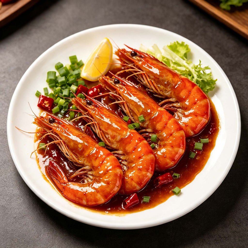 Frozen Raw Green Prawns – Natural Sweetness, Shell On