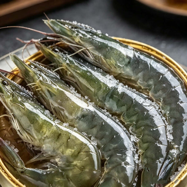 Frozen Raw Green Prawns – Natural Sweetness, Shell On