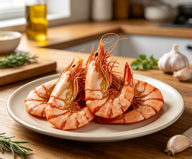 Frozen Raw Tiger Prawns – Plump, Sweet & Ready to Cook